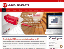 Tablet Screenshot of lasertemplate.com